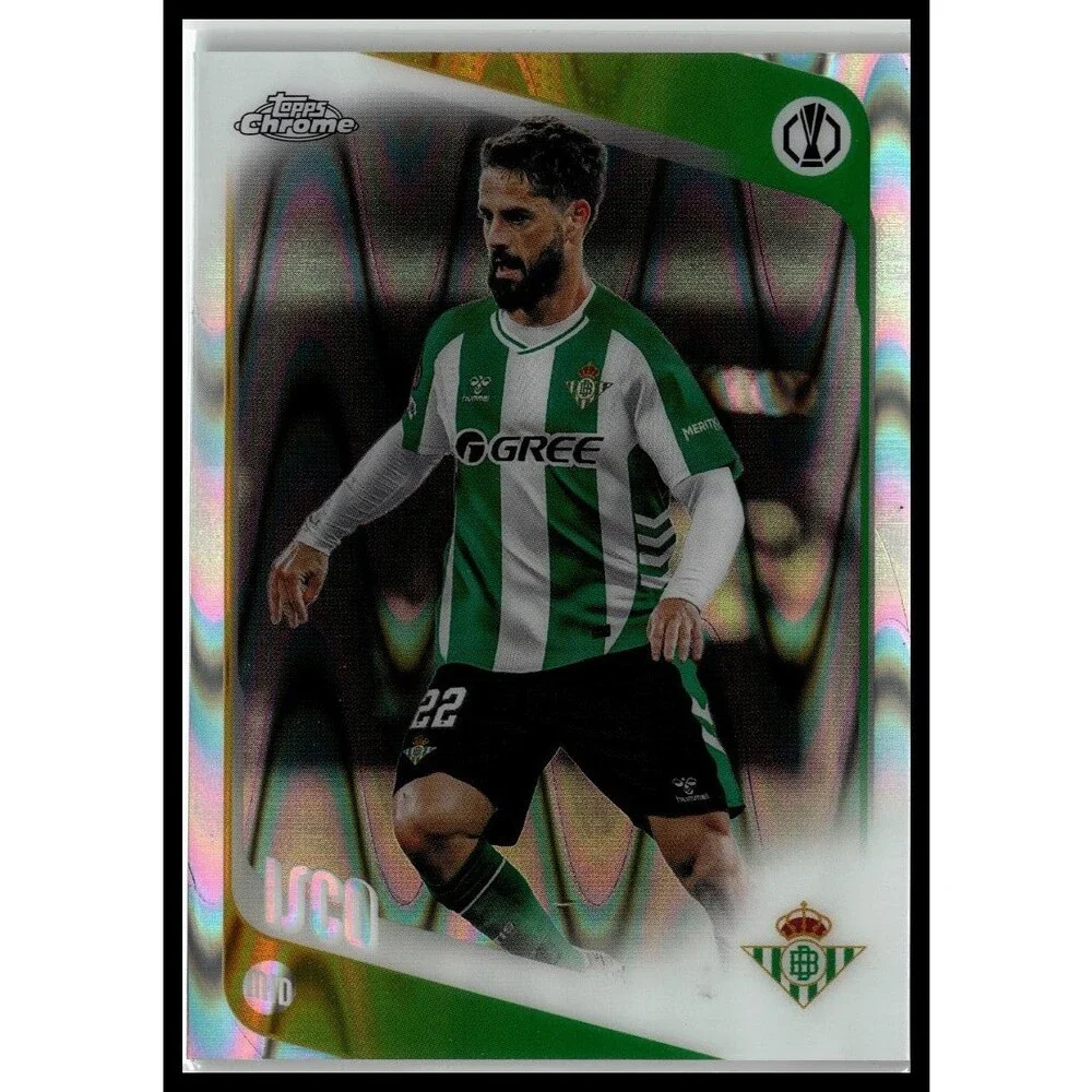 2025-26 Topps Chrome UEFA Club Competitions Isco #35 Betis X-Fractor Refractor